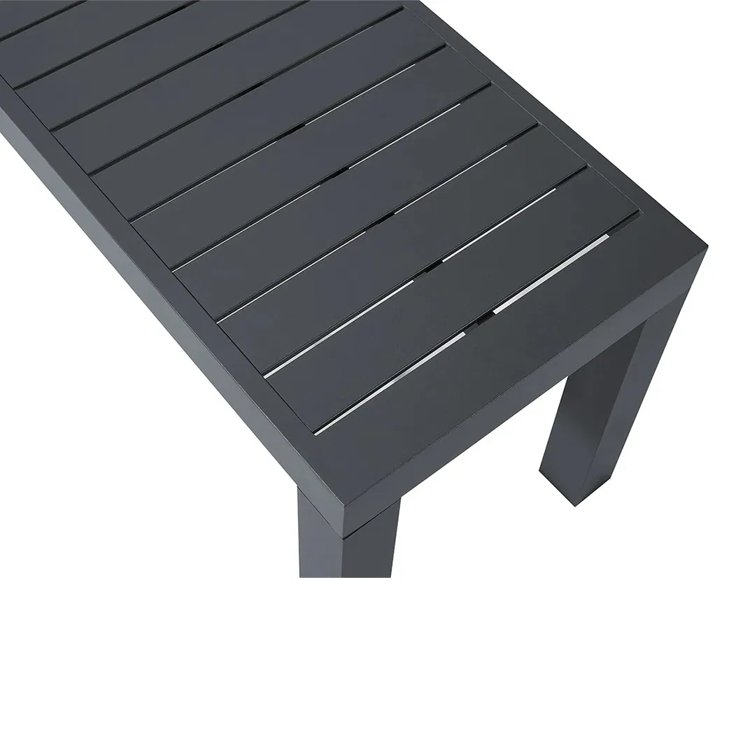 Durable Aluminum Garden Bench for Trendy Outdoor Spaces