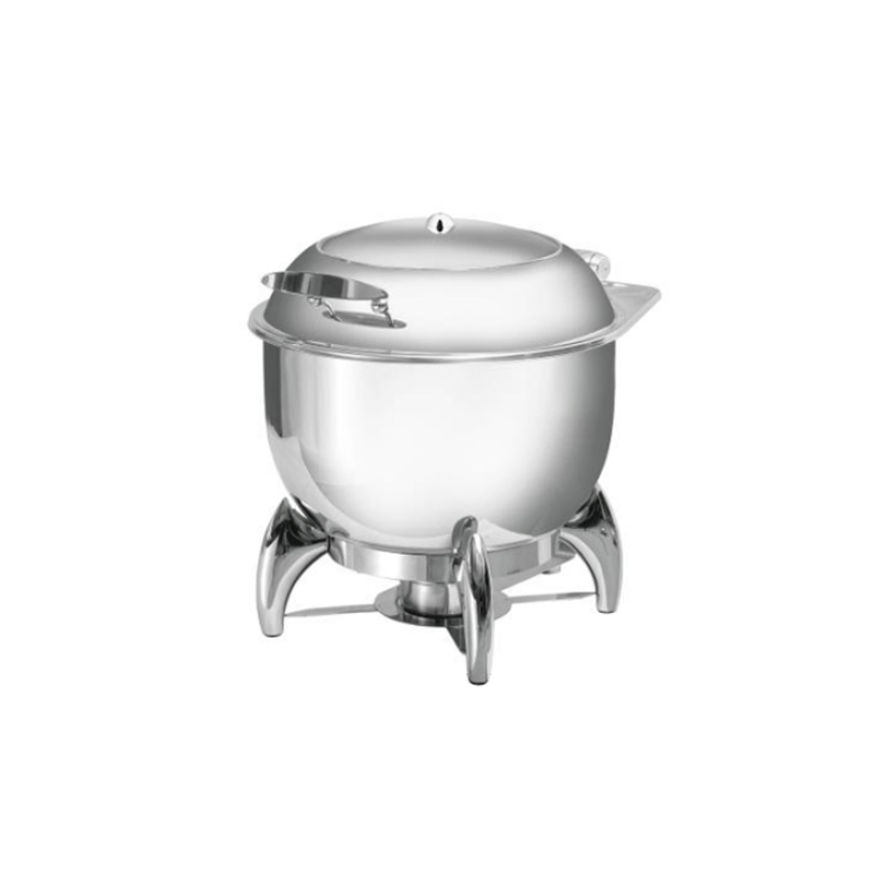 High/Quality Dining Table Buffet Glass Cover Round Soup Boiler