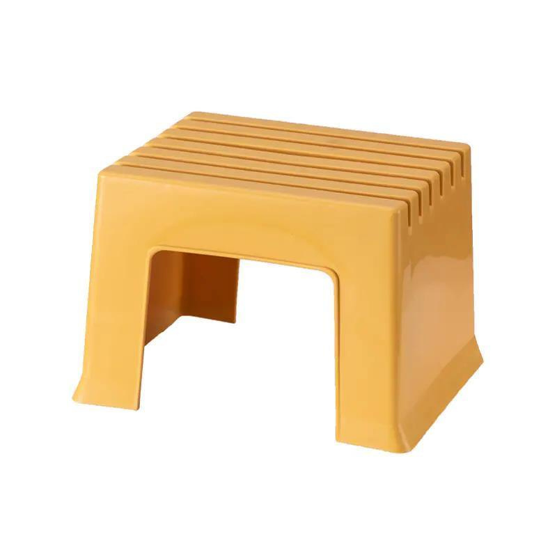 Baby Plastic Step Chair Durable Kids Stool Shoes Changing Stool Plastic Ottoman