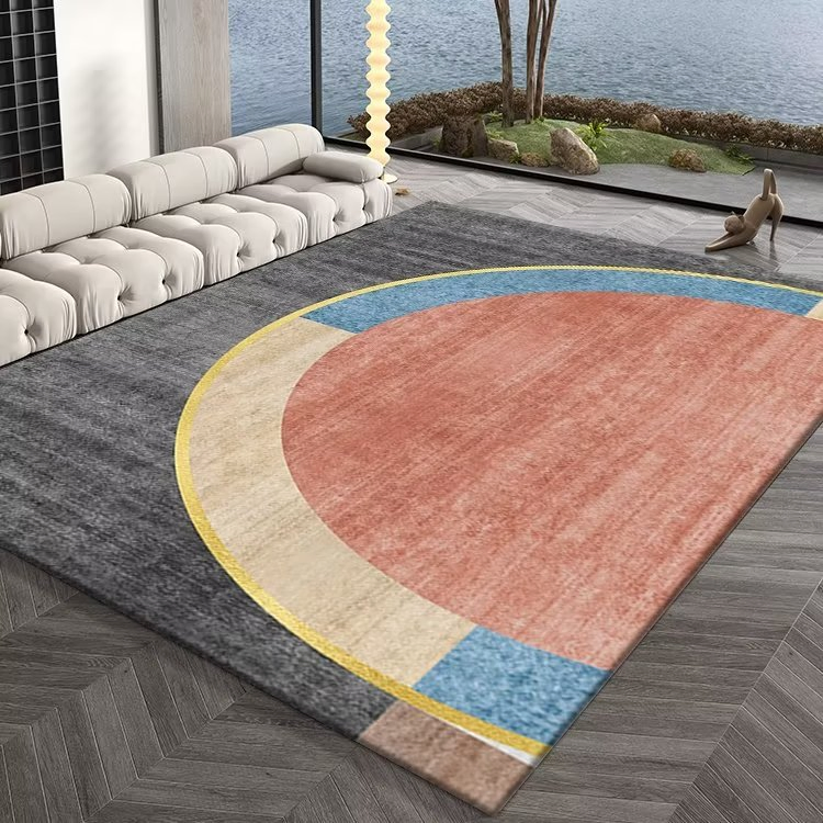 Xinlan Luxury Decorative Big Center Large Soft Custom Traditional Vintage Area Rug for Living Room Center Rug