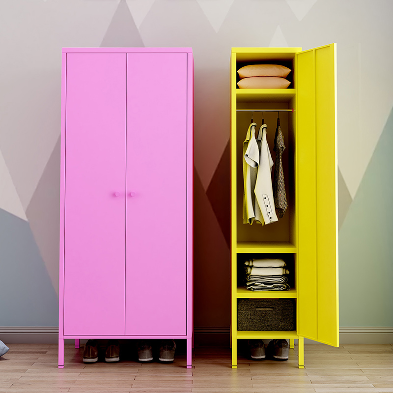 Modern Steel Home Furniture Living Room Cabinet Bedroom Bookcase Lockers Balcony Display Storage Cabinet