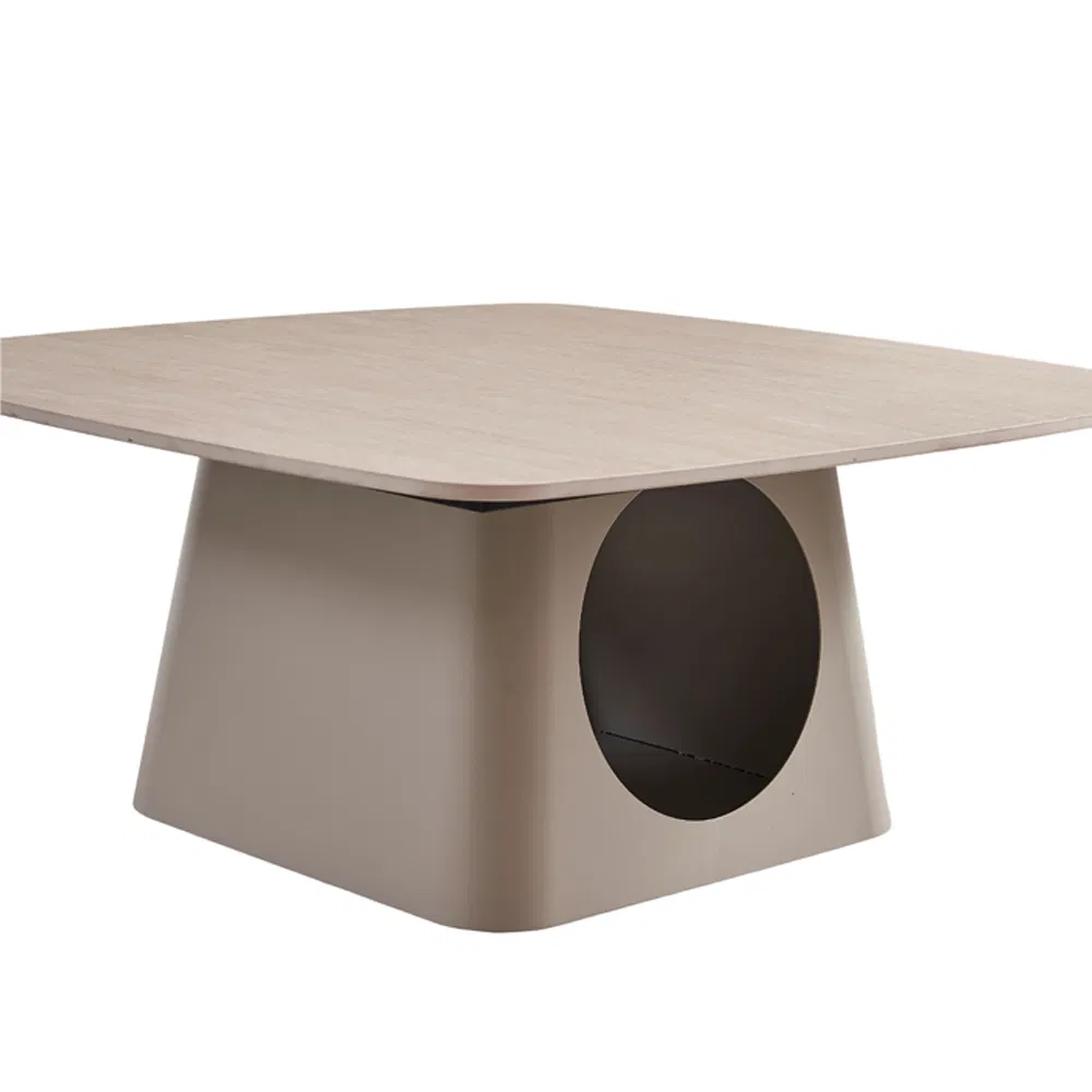 Luxury Living Room Modern Furniture Glass Top Side Coffee Table