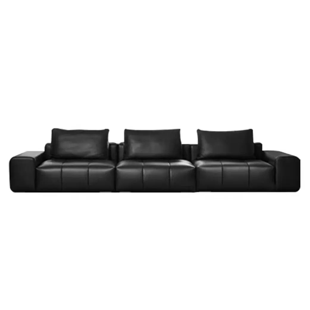 China Factory Supply Italian Minimalism Design Modern Living Room Modular Genuine Leather or Sectional Fabric Pixel Sofa Couch for Apartment