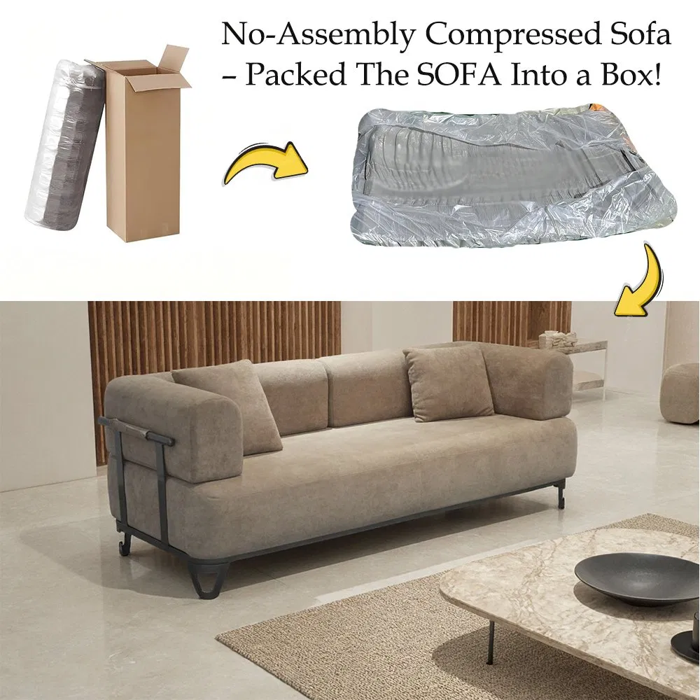 New Design and Easy-Install Compressed Rock Sofa for Space-Saving Living Room Solutions