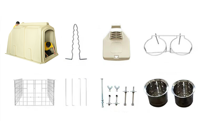 Individual Large Calf Hutch