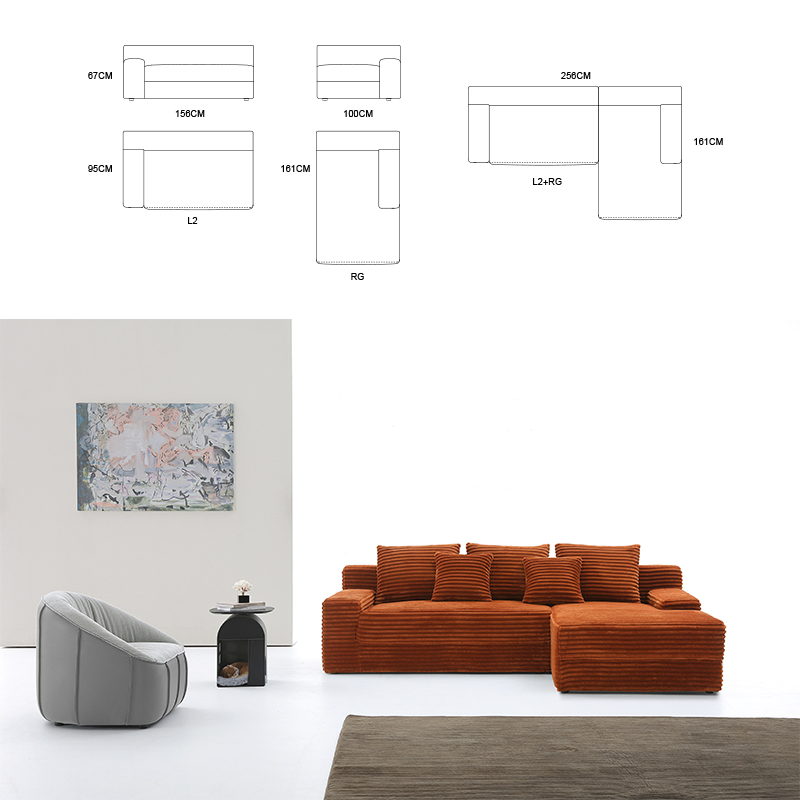 Sofa Modern Home Living Room Sofa Set Furniture White Linen Feather Cream Beige Fabric L Shaped Corner Modular Couches Sectional Sofa