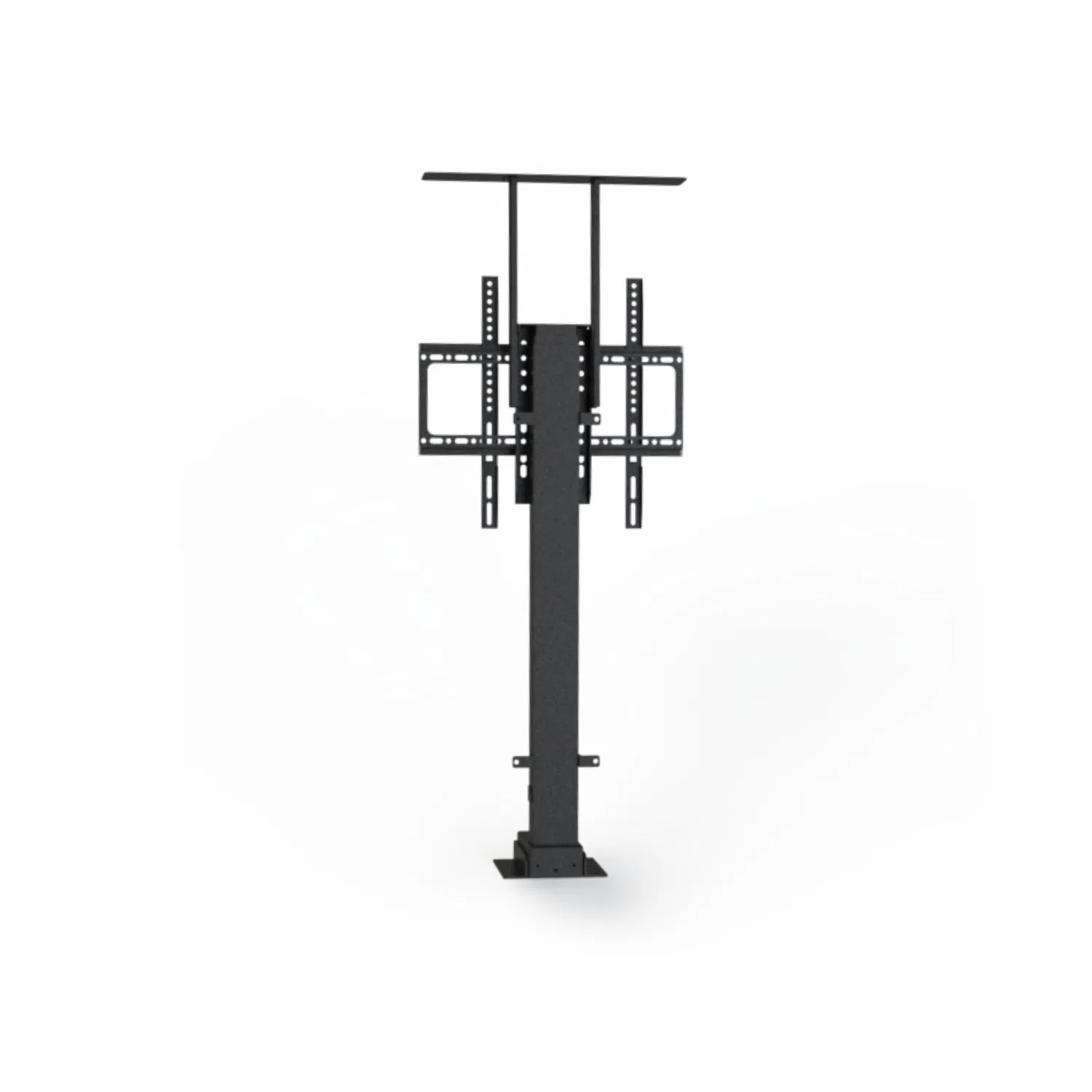 Lcb-O2bjx-650-1 Office Meeting Room Home Single Leg TV Mount Lifting Shelf Stand