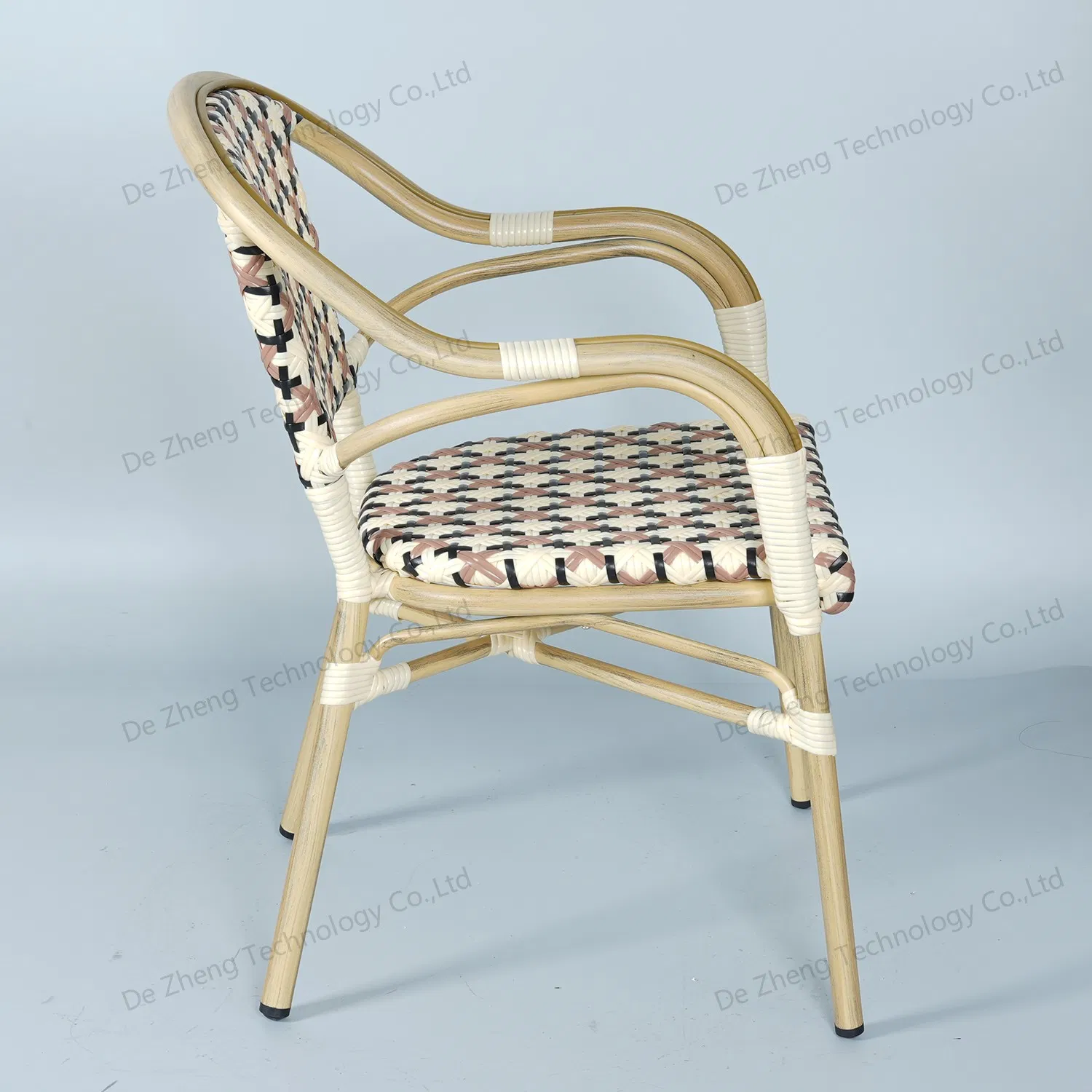 Hot Sale Commercial Garden Outdoor Bamboo Rattan Restaurant Dining Chair