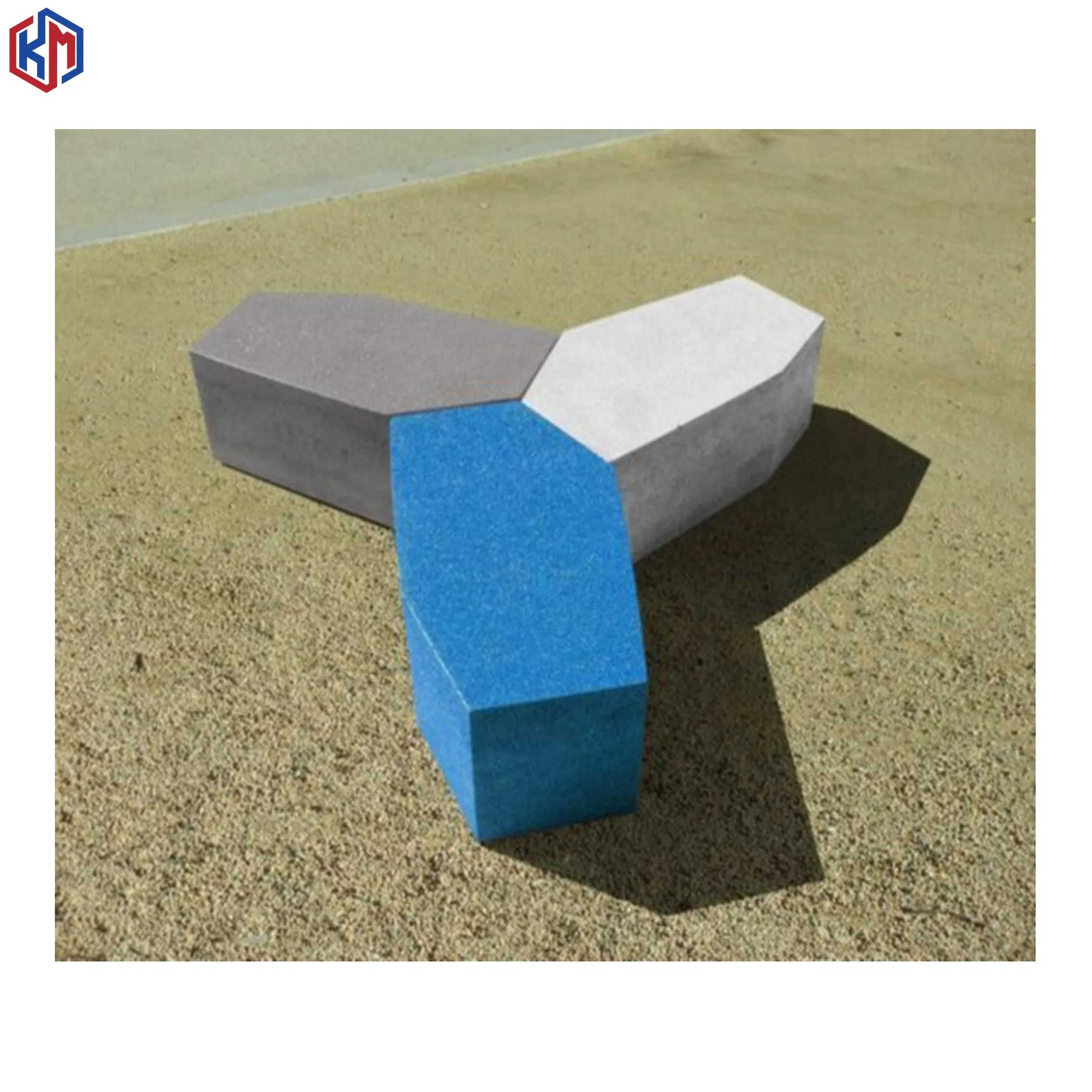 Gfrp GRP Outdoor Furniture Colorful Designer Custom Garden Tables Chairs Sofas Bench