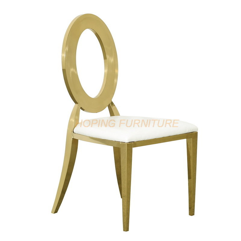 Round Outdoor Table Home Hotel Gold Stainless Steel Metal Restaurant Wedding Event Banquet Sitting Room Dining Furniture High Bar Stool Kids White Dining Chair