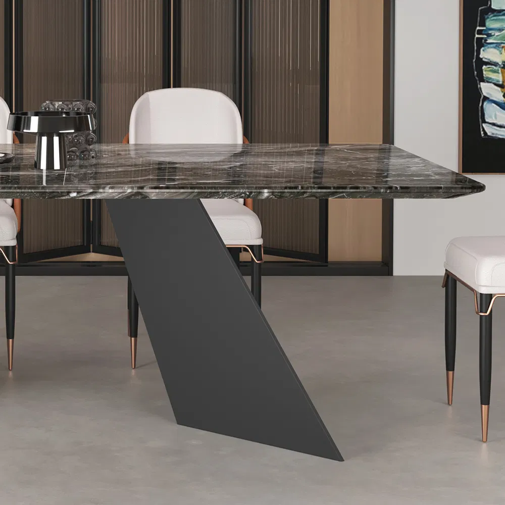 Modern Foshan Modern Home Restaurant Furniture Set Living Room Dining Table with Home Chair