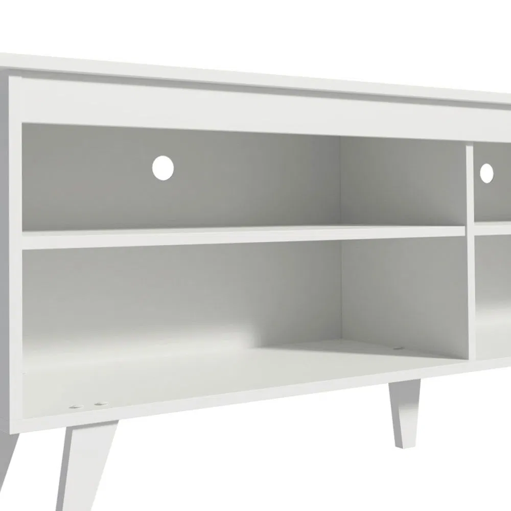 TV Unit, Console Table, TV Stand Wire Management and Storage Shelves