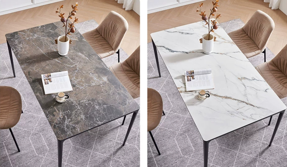 Premium Guangdong Dining Set with Aluminium and Sintered Stone