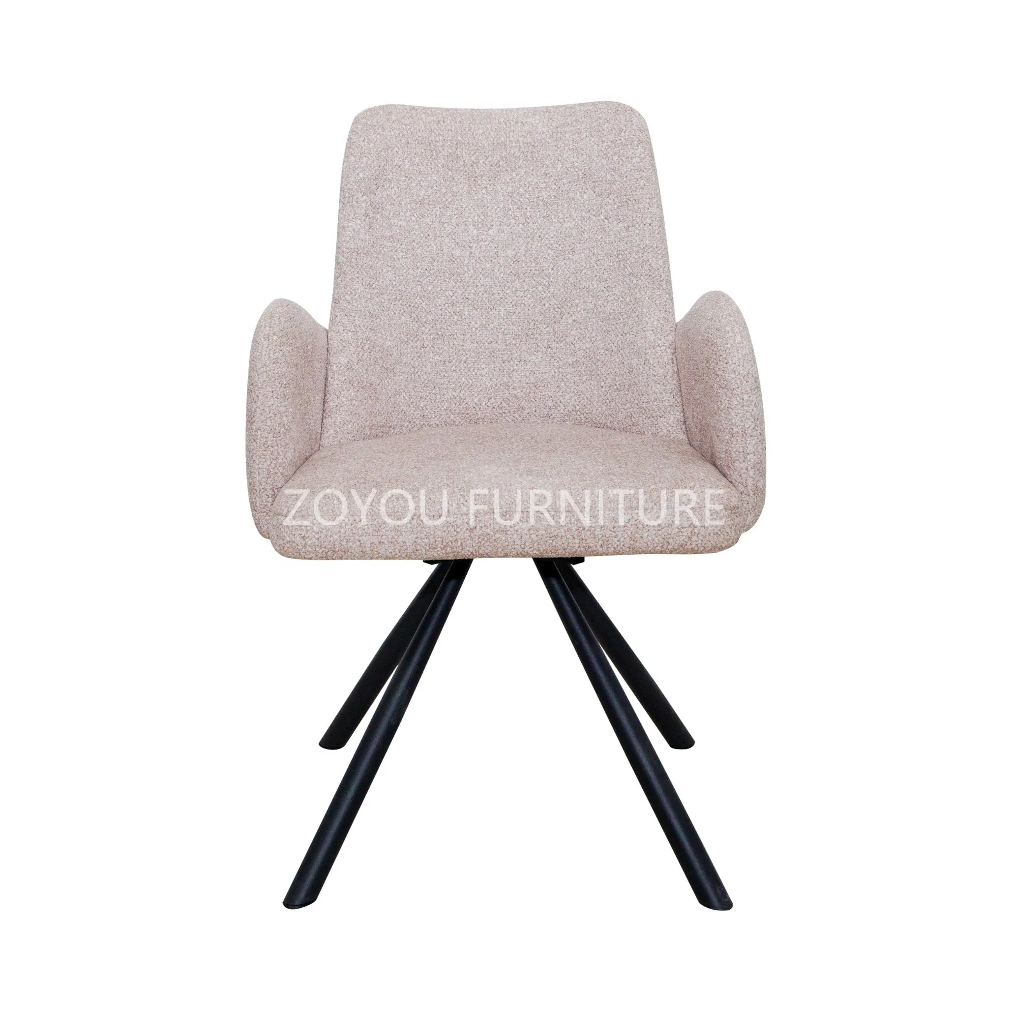 Modern Armchair-Upholstered Accent Swivel Dining Chair