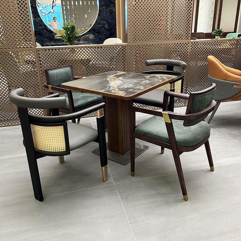 Luxury March Commercial Dining Furniture Set for High-End Restaurants