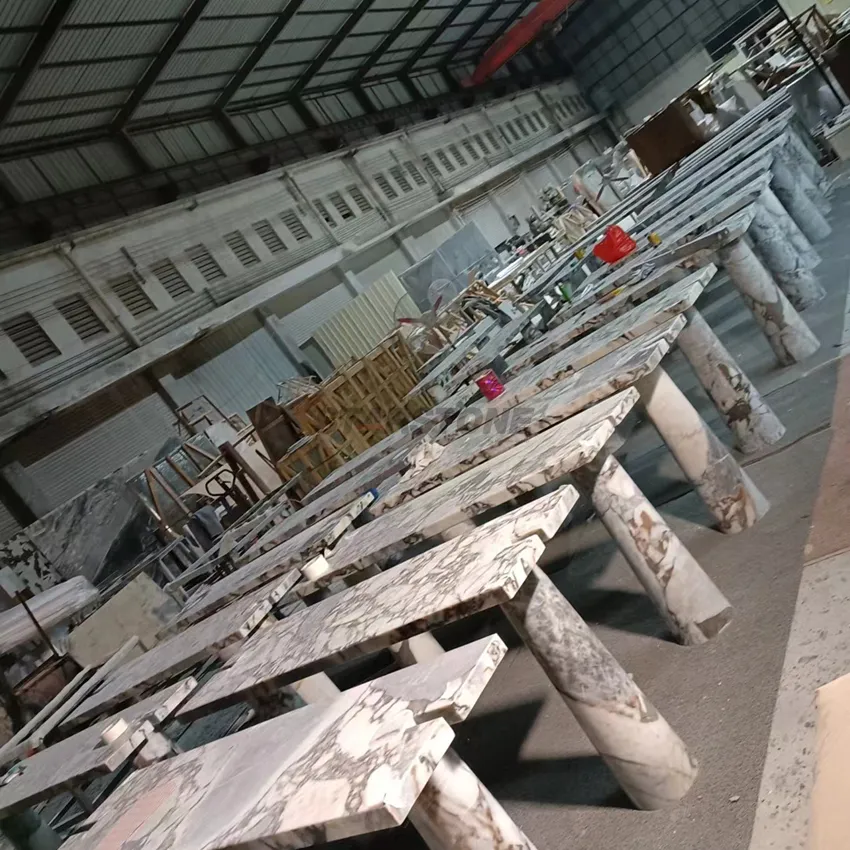 Marble Console Table Detail 2