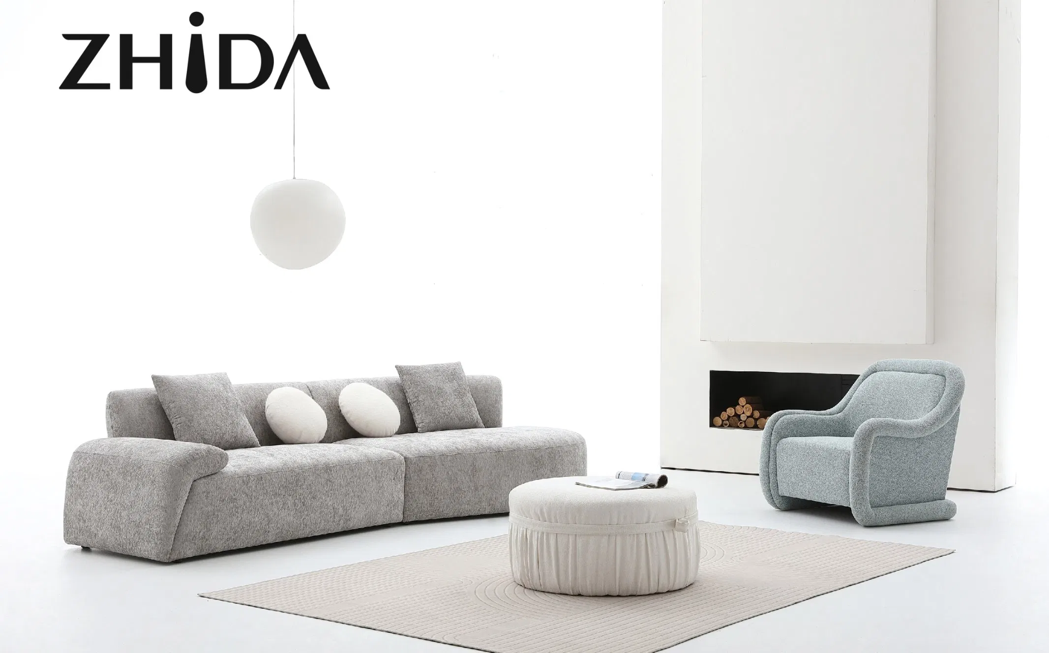 Fabric Corner Sofa Living Room Grey Living Room L Shaped Sectional Sofa