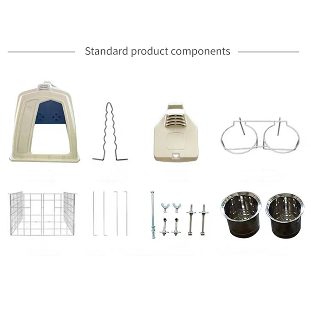 Corrosion-Resistant Galvanized Calf Hutch with Reinforced Roof for Longevity Calf Hutch