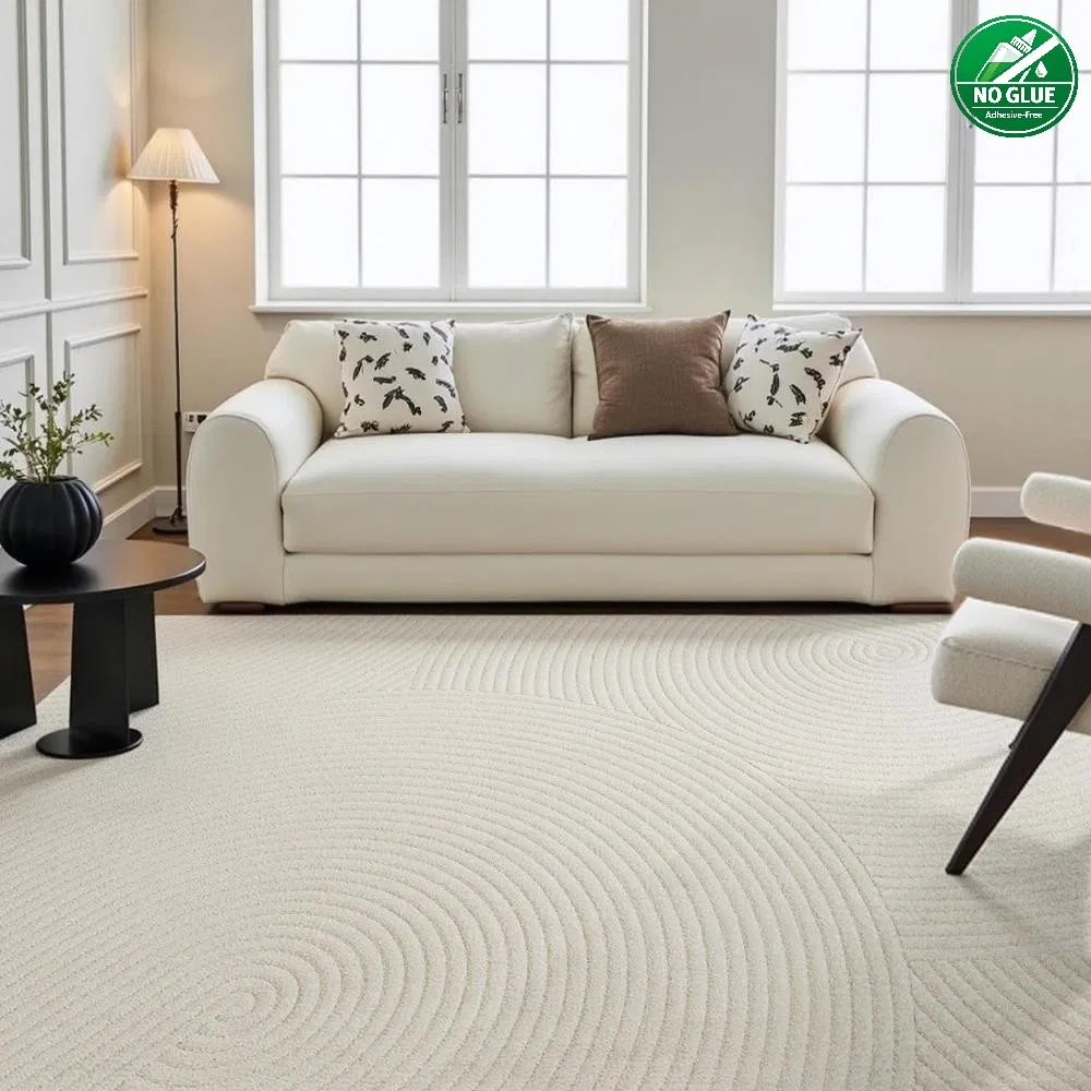 Modern Living Dining Room Area Use High Quality Baby Child Pet Friendly Royal Luxury Plush Fluffy Large Big Glue Free Center Round Rectangle Heavy Thick Rugs