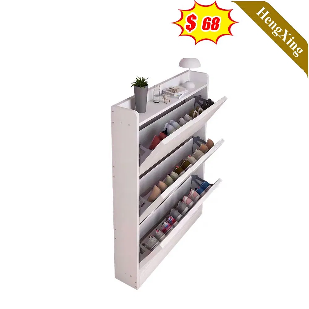 Classic Modern Home Living Room Bedroom Furniture Wooden Storage Shoe Rack Living Room Cabinet (UL-22NR62664)