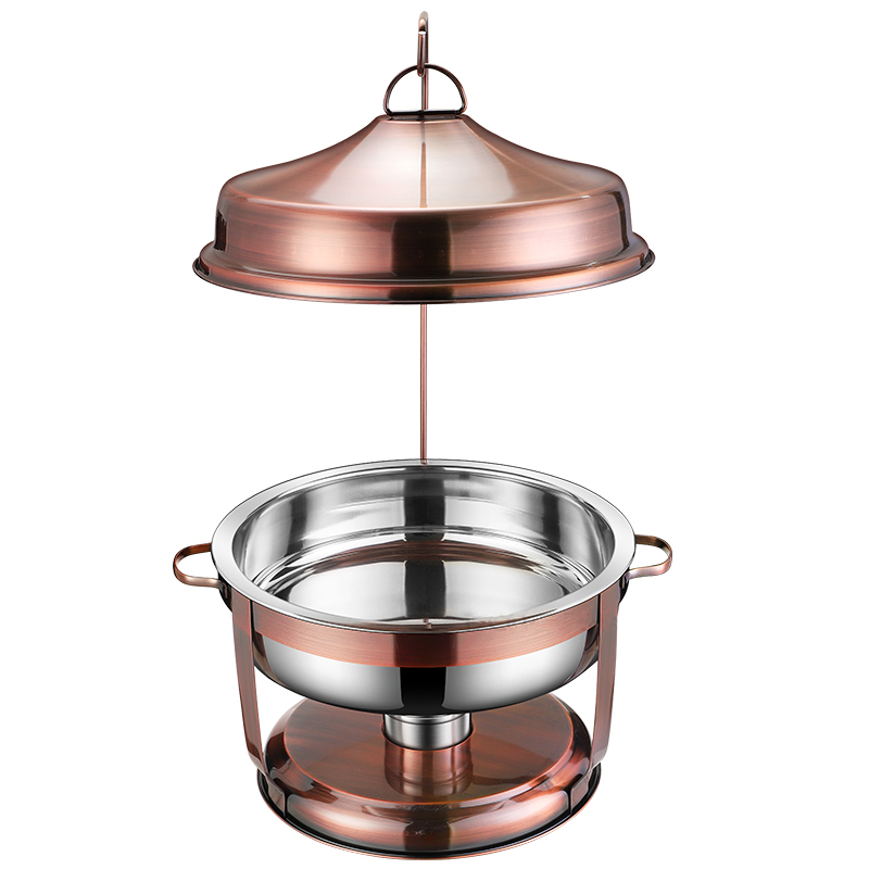 9.0L Bronze Chafing Dish Buffet Set Food Warmer Factory OEM Round Chafer Buffet