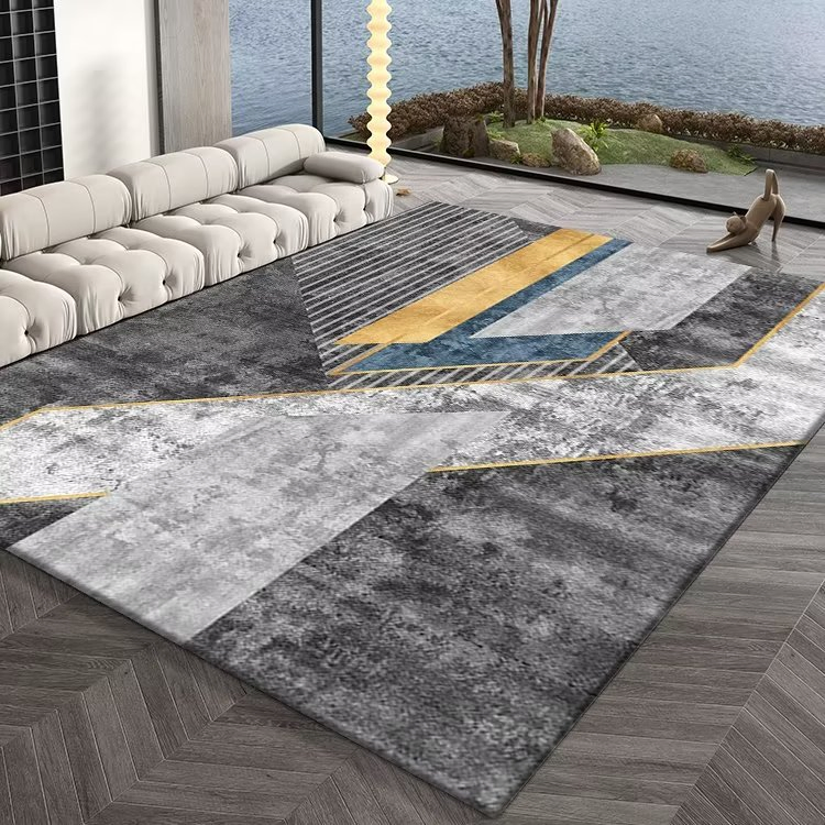 Xinlan Luxury Decorative Big Center Large Soft Custom Traditional Vintage Area Rug for Living Room Center Rug