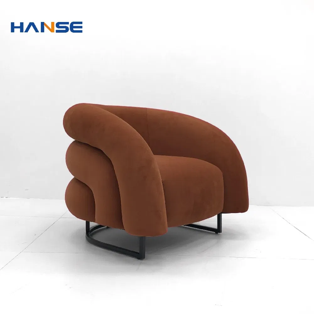 Hotel Upholstered Accent Chairs Nordic Living Room Chair Velvet Luxury Design Modern Armchairs