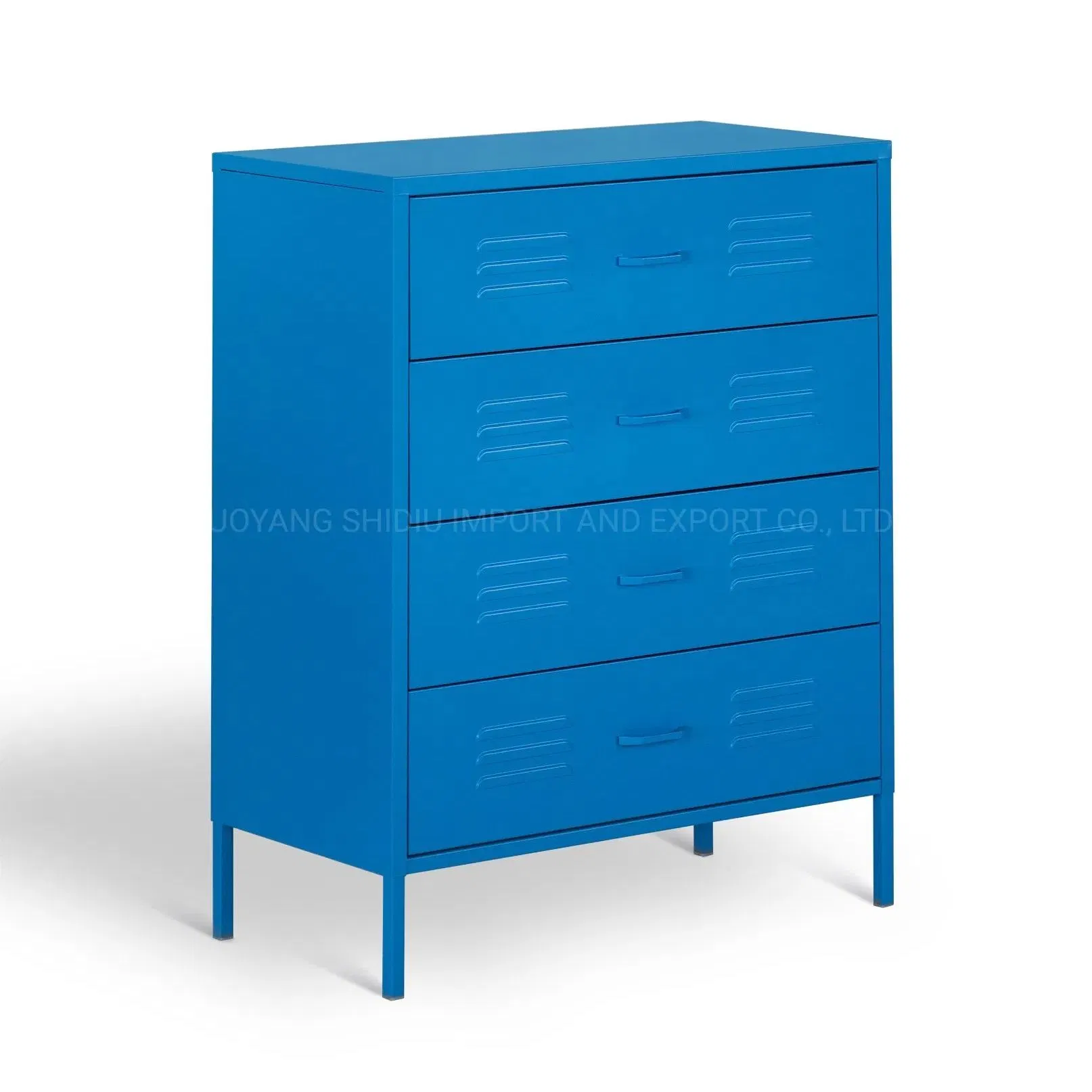 Metal Storage Drawer Cabinets Home Use Bed/Living Room Steel Accent Cabinet