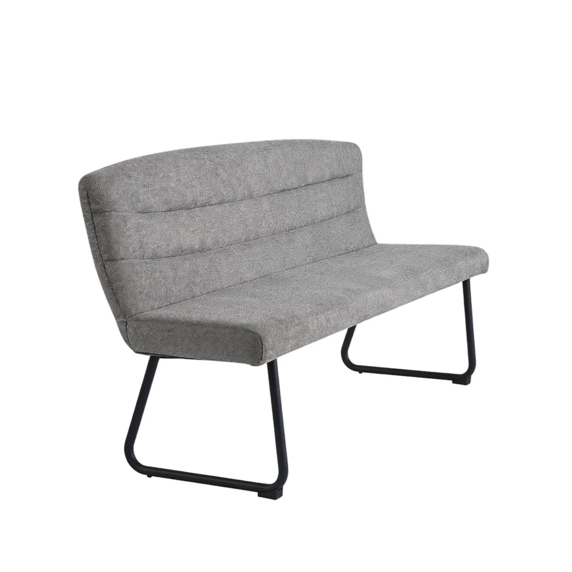 Modern Design 4-Seater Library Dining Living Room Bench with Backrest for Home Hotel Hall Waiting Room