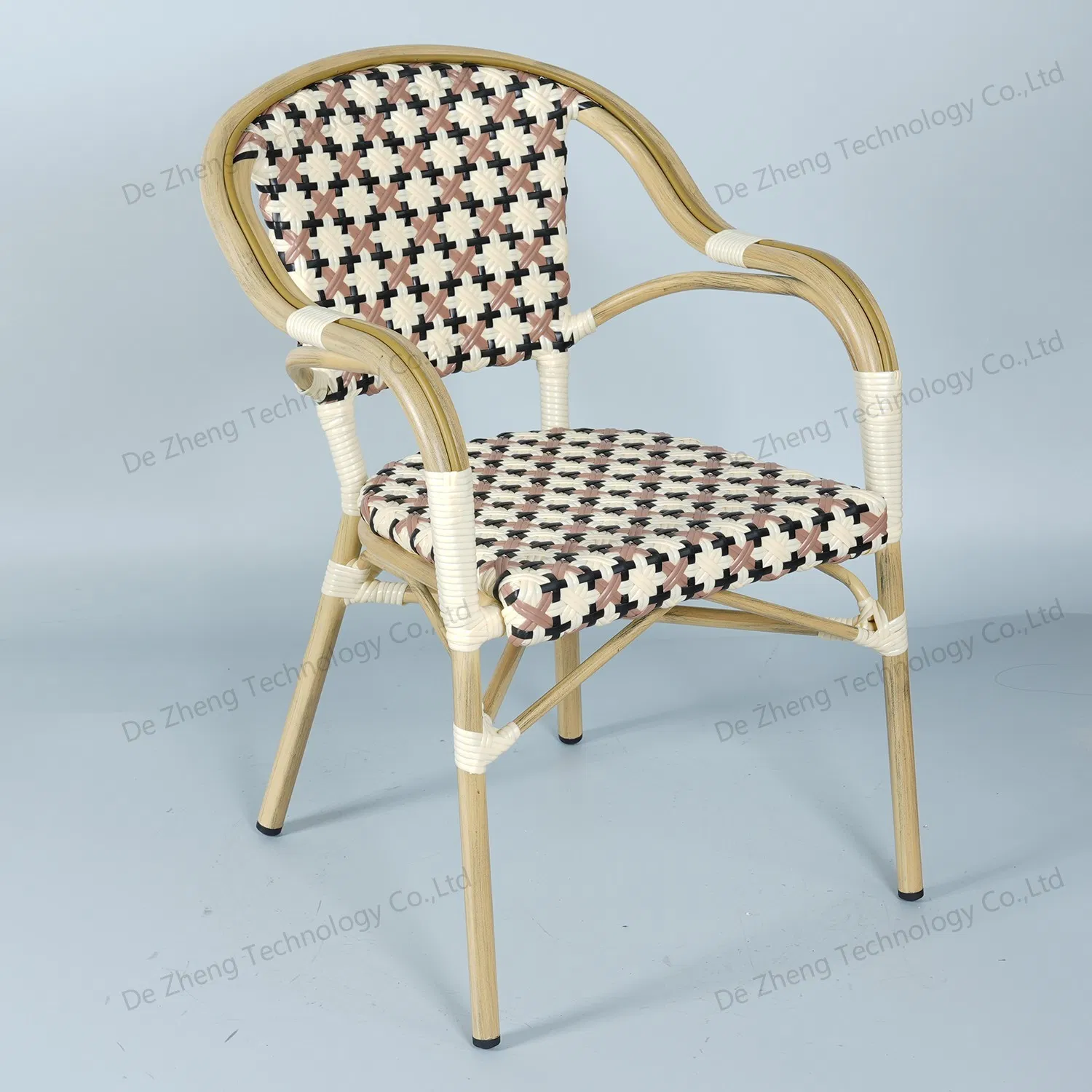 Hot Sale Commercial Garden Outdoor Bamboo Rattan Restaurant Dining Chair