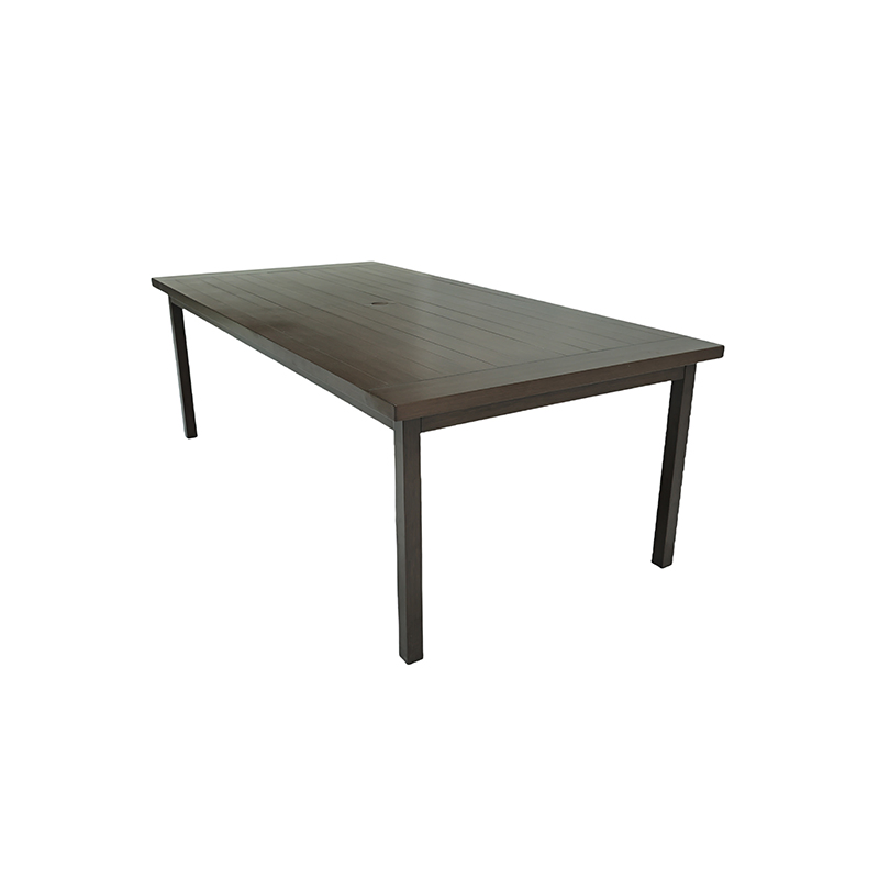 Dark Brown Furniture 7-Piece Outdoor/Patio Dining Table Sets with Table and 6 Chairs with Removable Cushion