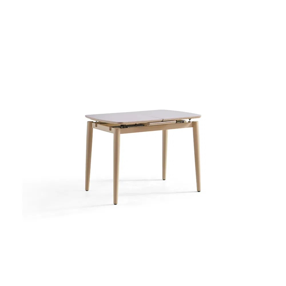 Industrial-Style Restaurant and Hotel Furniture Hot-Selling Dining Table with Metal Legs