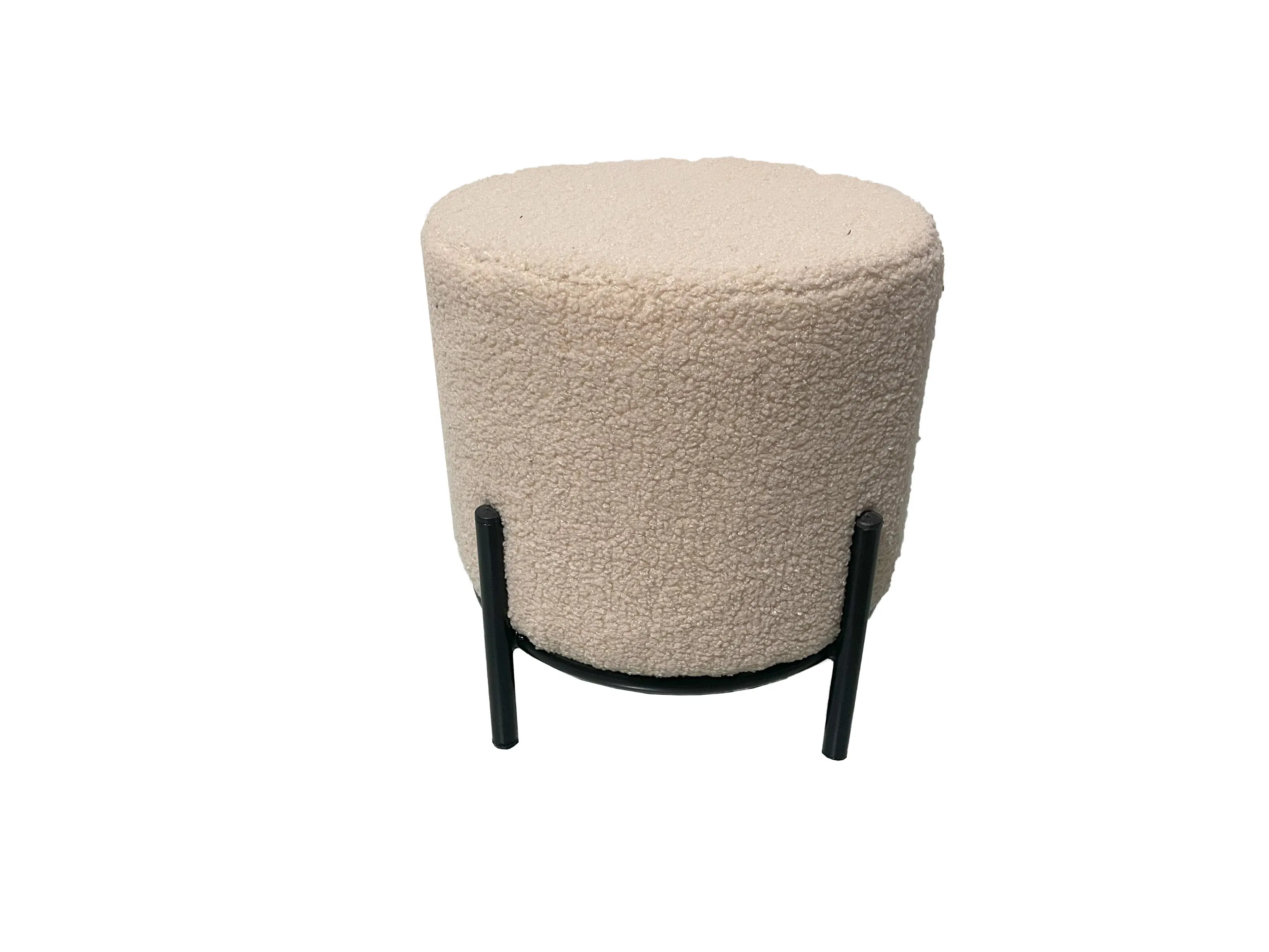 Living Room Ottomans Velvet Pouf Door Entrance Seating