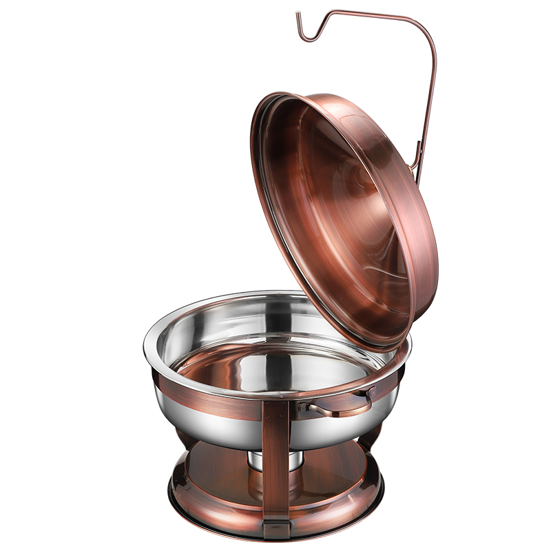 9.0L Bronze Chafing Dish Buffet Set Food Warmer Factory OEM Round Chafer Buffet