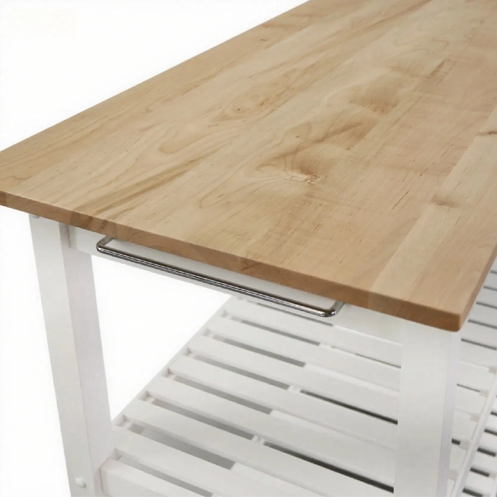 Wooden Small Kitchen Storage Island Trolley Kitchen Island Countertop