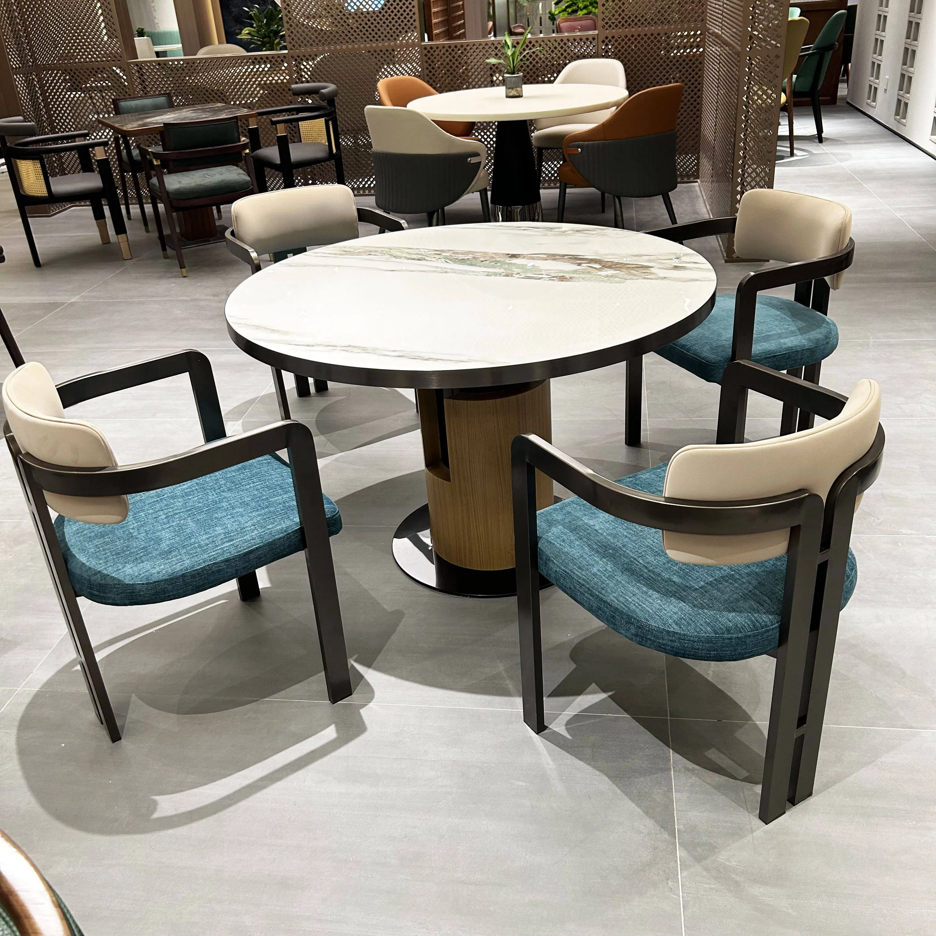 Luxury March Commercial Dining Furniture Set for High-End Restaurants