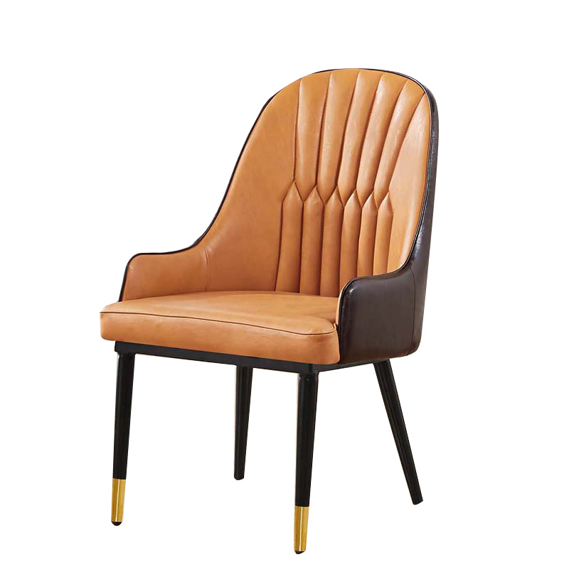 Elegant Modern Luxury Dining Room Chair with Gold Accents