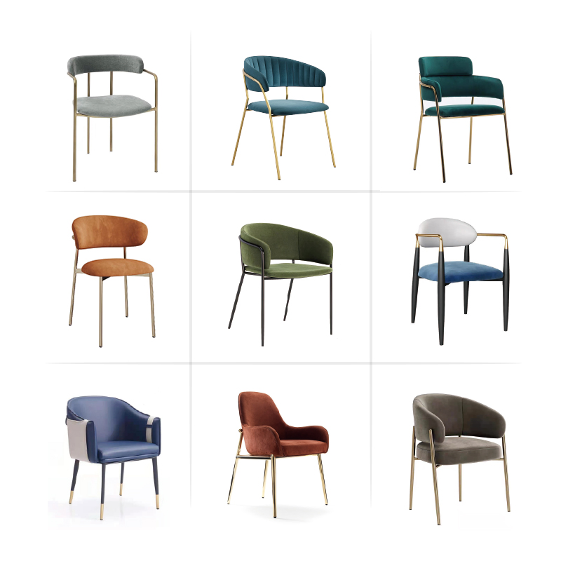 Wholesale Hot Sale Restaurant Chair Comfortable Metal Wood Dining Restaurant Chair for Cafe Hotel