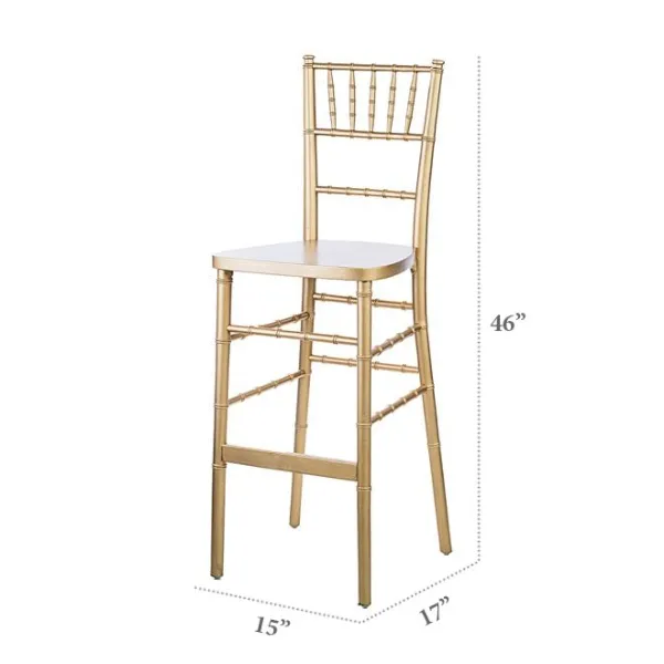Wood Chiavari Bar Stool Detail 1