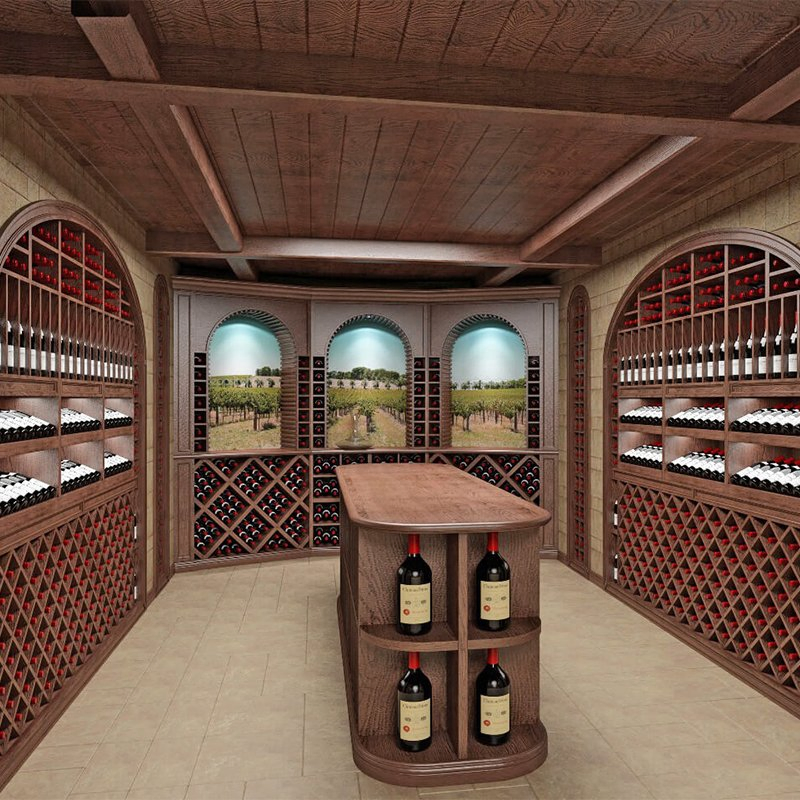 High Quality Living Room Furniture Conner Urban Household Wine Cabinet with Storage Drawes