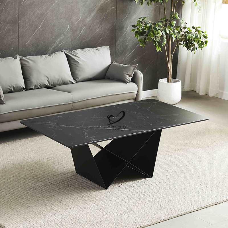 Luxury Restaurant Home Furniture Kitchen Dinner Restaurant Table with Ceramic Dining Table
