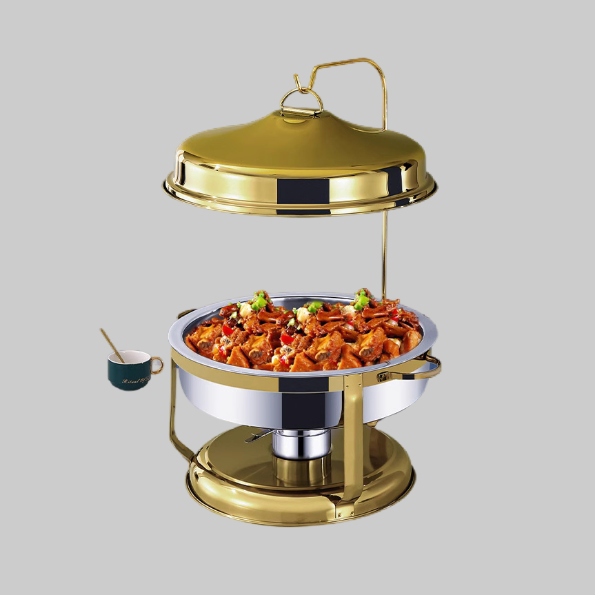 Professional Grade Stainless Steel Buffet Warmer for Events