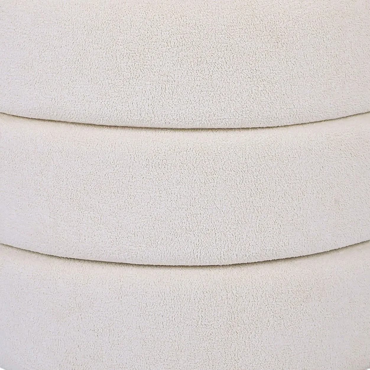 Storage Ottoman Modern Round Footrest Velve Ottoman for Hallway, Living Room, Bed Room Ydf25035