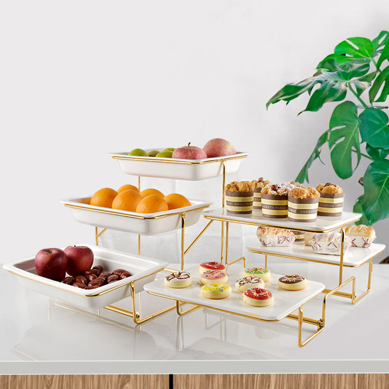 Cupcake Stand 3-Tier Dessert Plates Mini Cakes Fruit Candy Display Buffet Holder