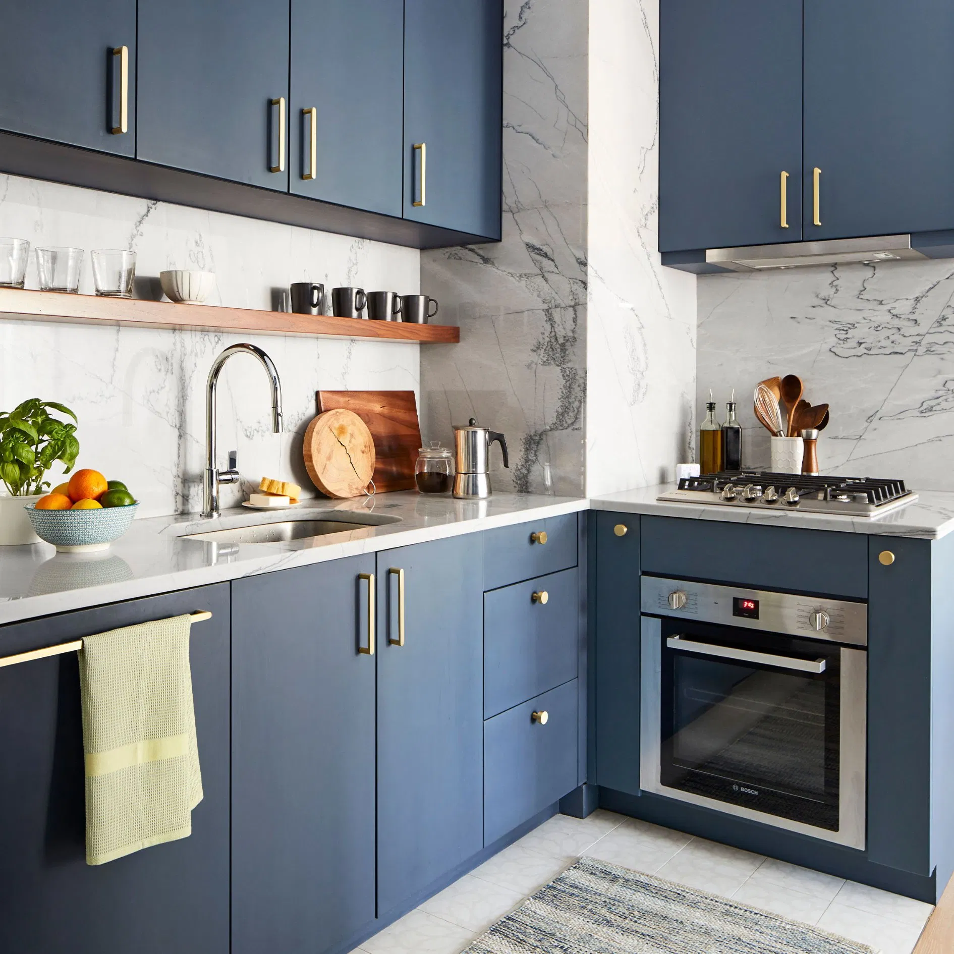 Kitchen Tall Pantry Storage Cabinet with Drawer and Adjustable Shelves Cupboard Cabinet for Kitchen, Dining Room and Living Room