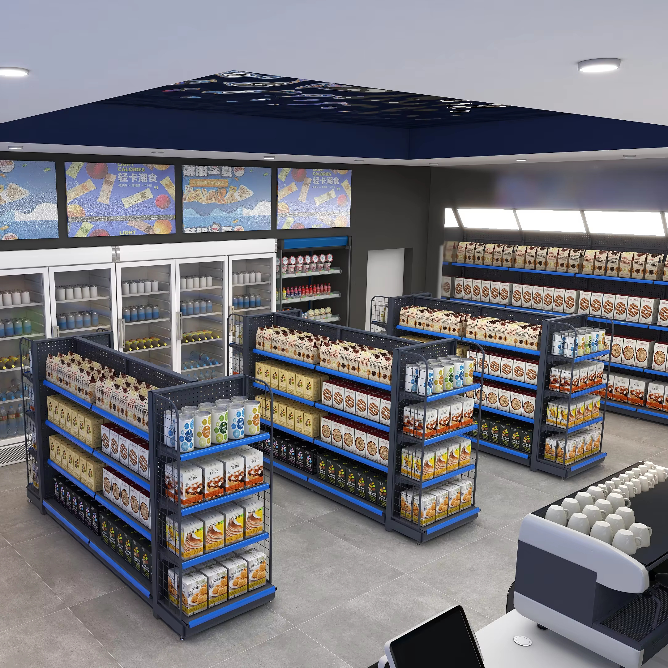 Small Supermarket Shelves Display Shelves, Toys, Stationery, Pharmacies, Perforated Board Shelves