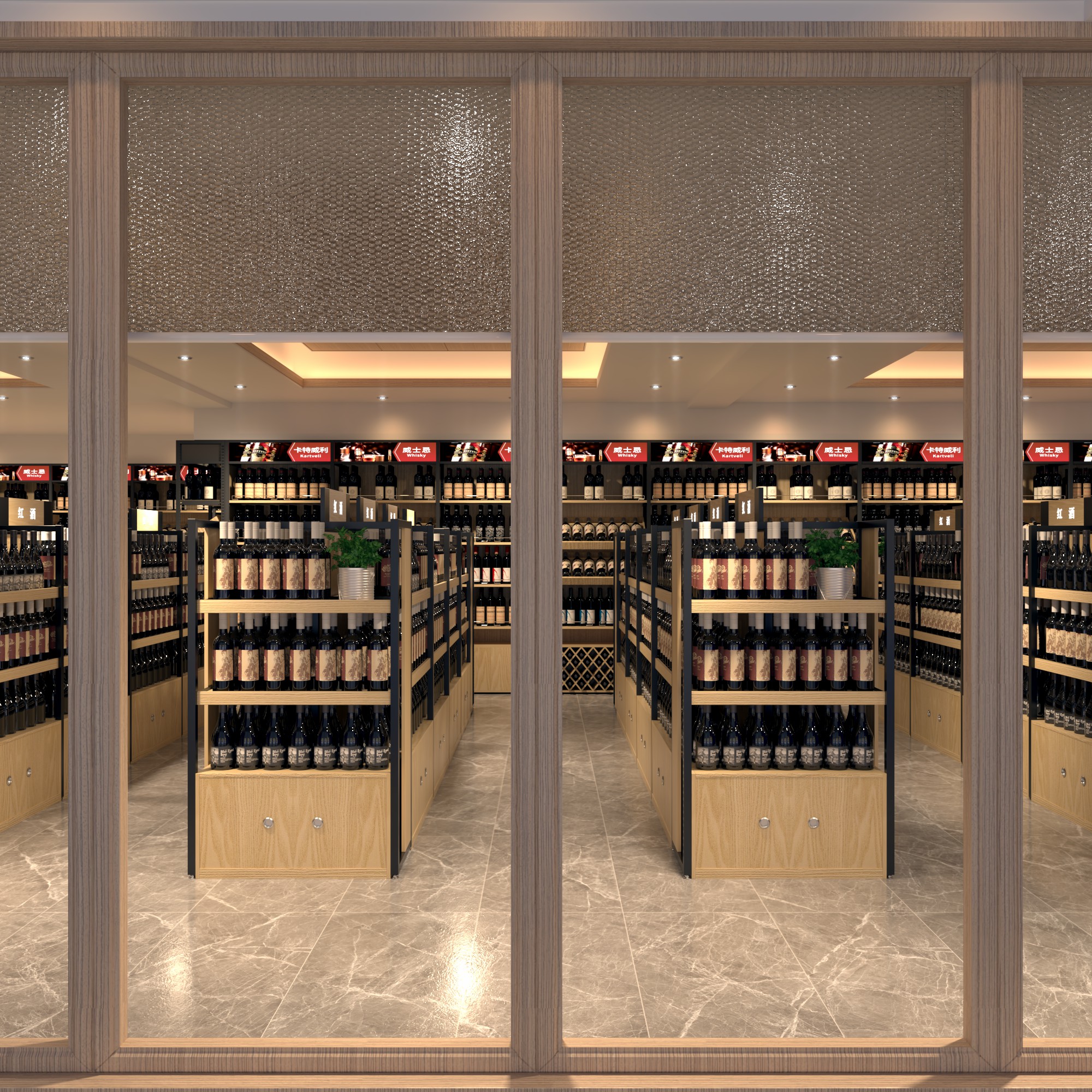 Multi-Layer Display Shelves Steel and Wood for Boutique Stores Specialty Stores Tobacco Shops Hotels Supermarket Racks