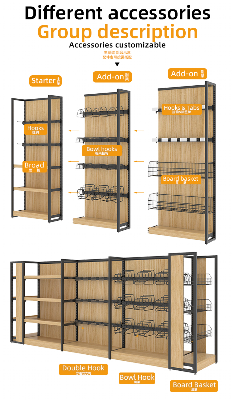 Supermarket Shelf and Storage Rack Display 7