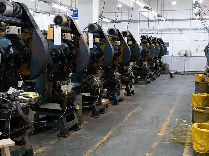 Fangyuan button manufacturing facility - quality control and inspection department
