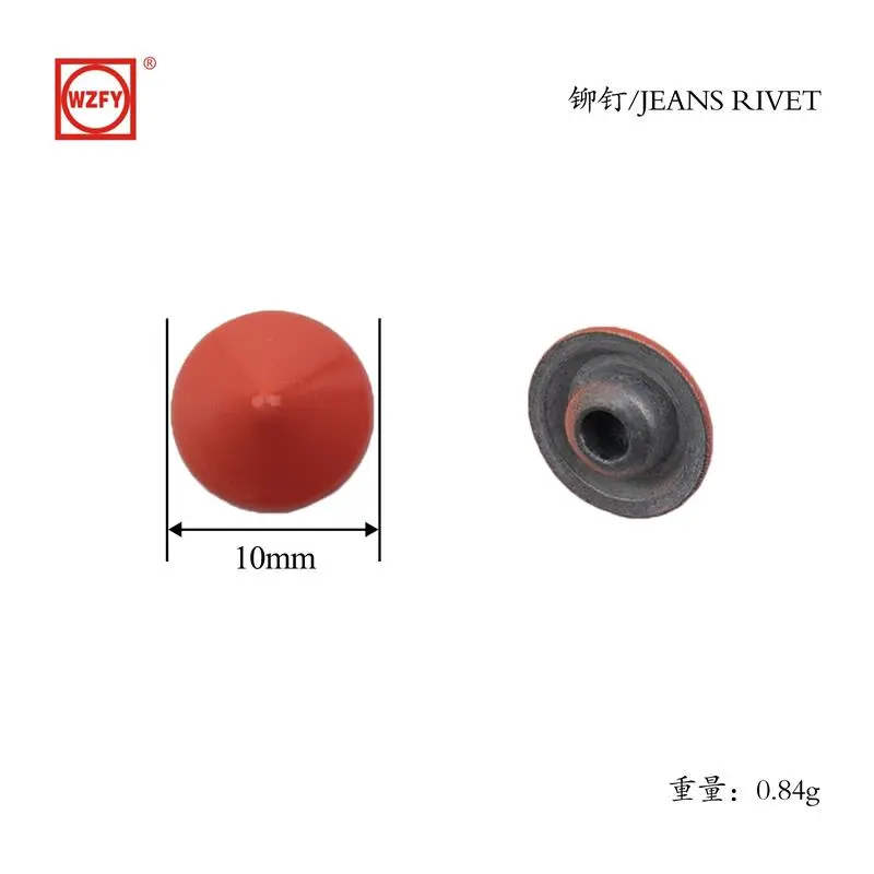 10 Zinc alloy tapered rivets